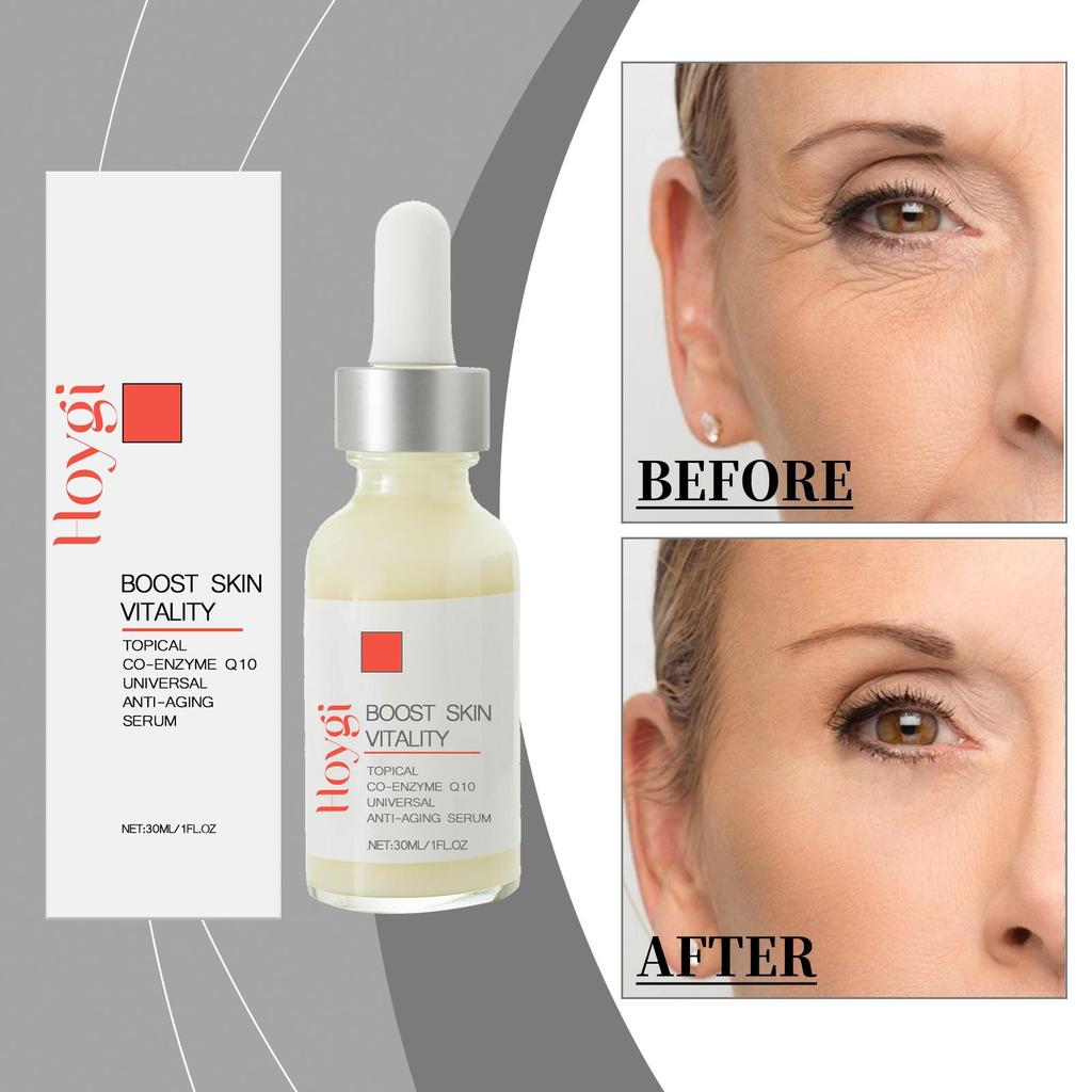 Face & Neck Firming Serum Deep Nourish Fade Fine Lines Lifting Tighten Skin Topical Co-Enzyme Q10 Universal Anti-Aging Serum