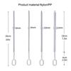 1/4Pcs Straw Cleaner Brush 4 Diameters Full Coverage Bristles Extra Long Pipe Straw Cleaners Brush For Tumbler Sippy Cup Kettle