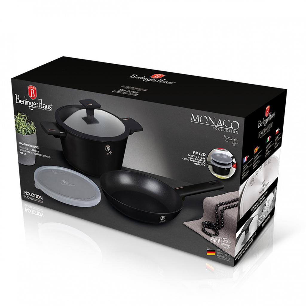 Titanium Pot And Frypan Berlinger Haus Bh-7098 Monaco