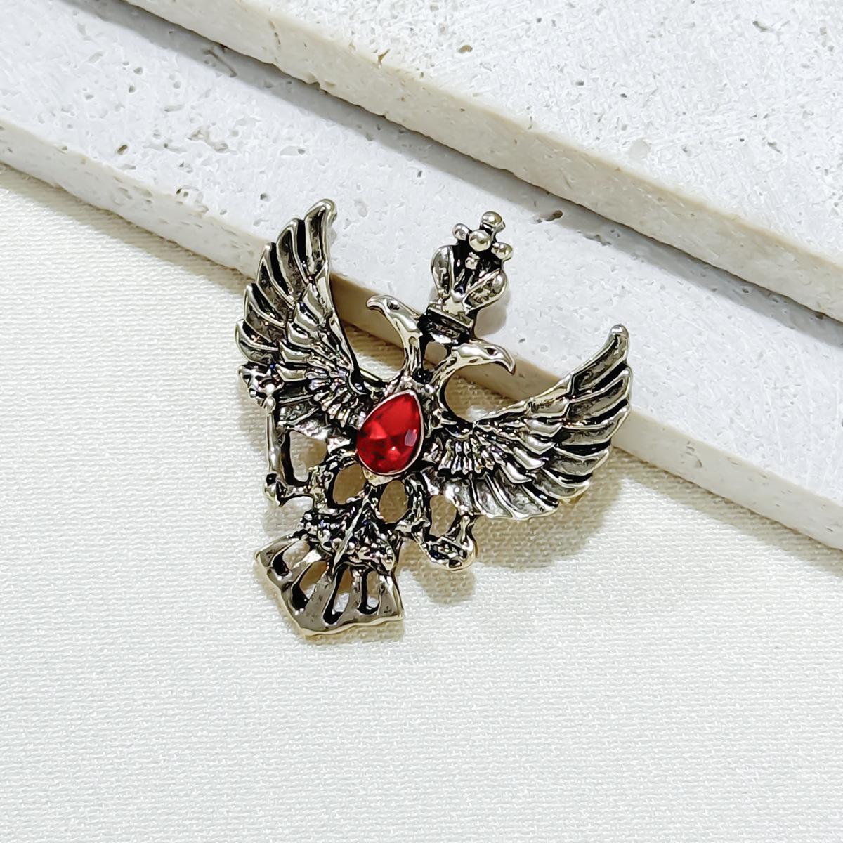 

Новая модная русская брошь со стразами из сплава, персонализированная и креативная мужская одежда, брошь, ювелирное украшение, булавка