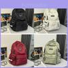 College Style Nylon Backpack With Feature For Students And Teens
