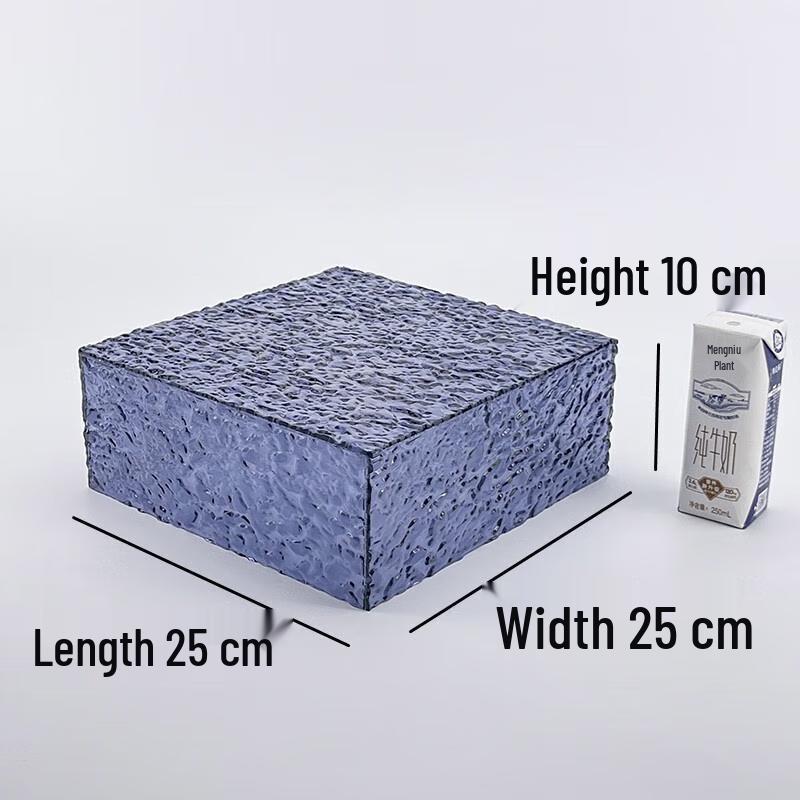 

Clear Acrylic Display Tray Stand with Blue-Gray Base