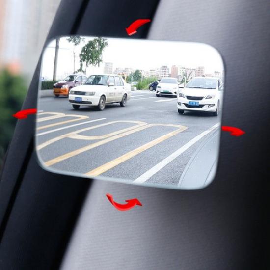Car Rear View Convex Blind Spot 360° Wide Angle Safety Parking Auxiliary Mirror