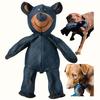 Unzerbrechliches Extreme Bear-Spielzeug für Hunde zum Kauen. Unzerstörbares Quietschspielzeug aus Plüsch für Hunde. Langlebiges, robustes und strapazierfähiges Kauspielzeug für Hunde.