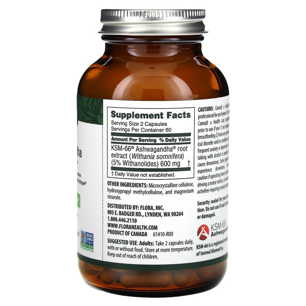 Ashwagandha, Veggie Capsules 120 (300Mg Per Capsule)