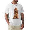 Cocker Spaniel Dog TShirt Summer Casual Loose TShirt