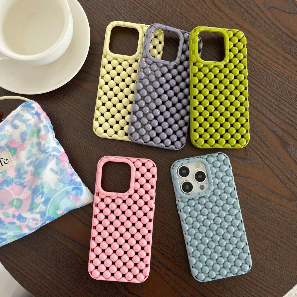Summer Hollow Three-Dimensional Pearl Shell Case for iPhone 16 Pro Max, Compatible with Apple 17 New Model 14/15