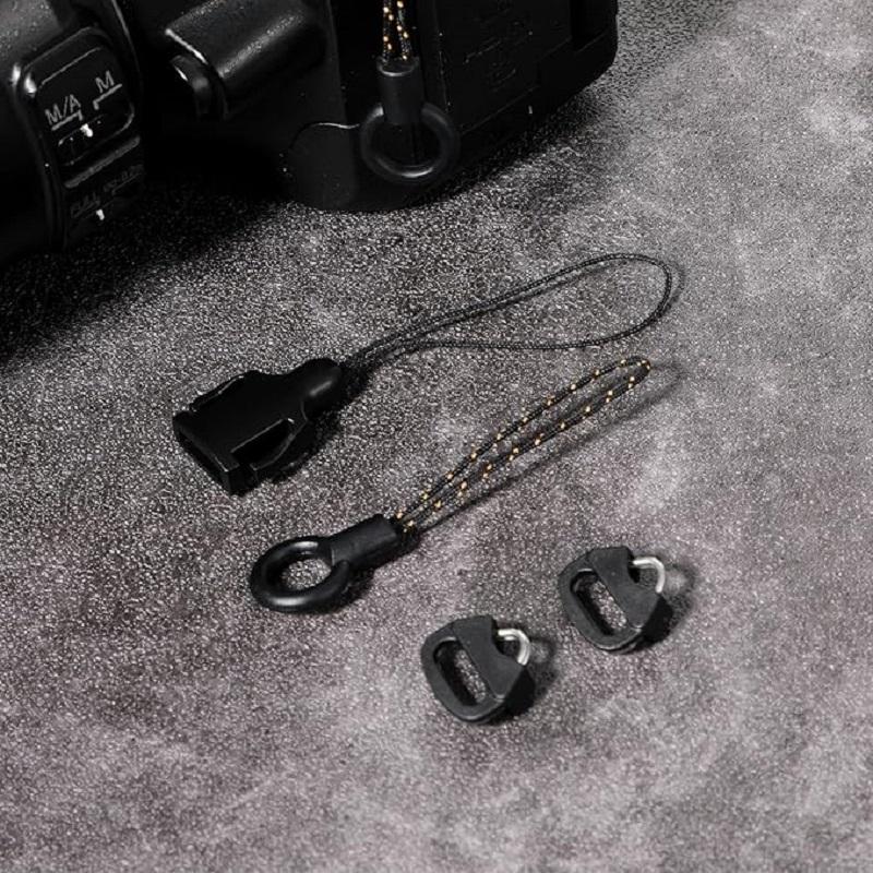 8 Pcs Quick Release Buckle for DSLR Camera Strap, Triangle Loops Adapter with ABS Cap Mini Split Lug Ring Connector for Cameras