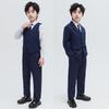 Boy British Style Suit Jacket + Trousers Two Piece Piano Costume Birthday Party
