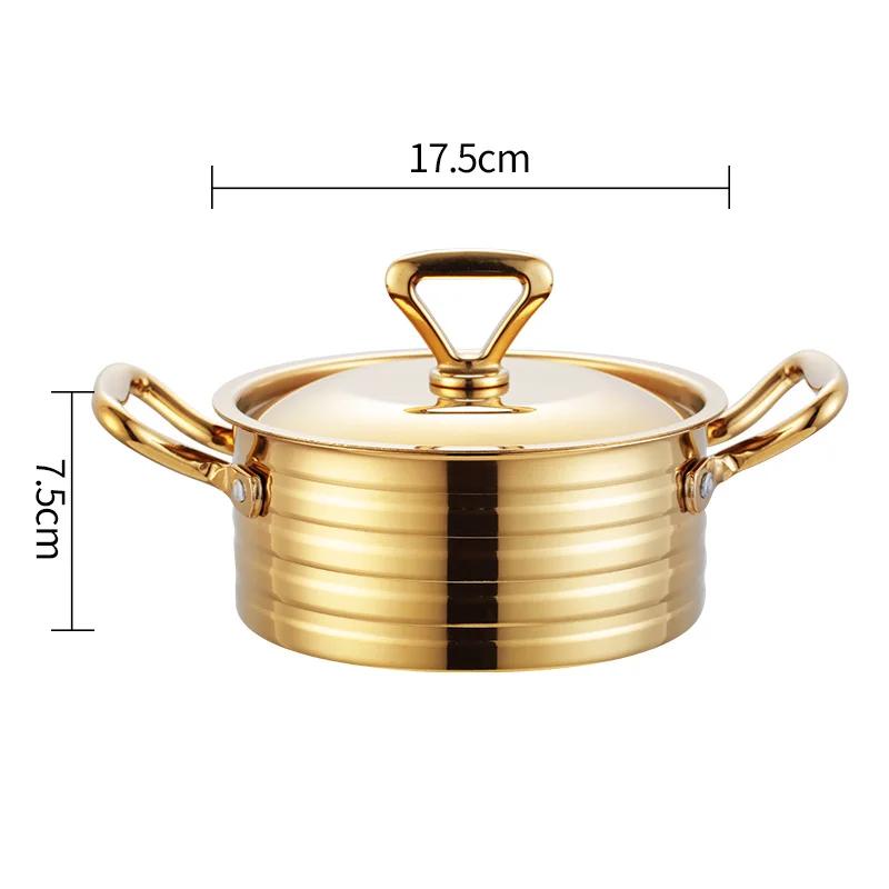 304 Stainless Steel Single Person Hot Pot Hotel Club Thickened Stainless Steel Hot Pot Commercial Family One Pot Per Person