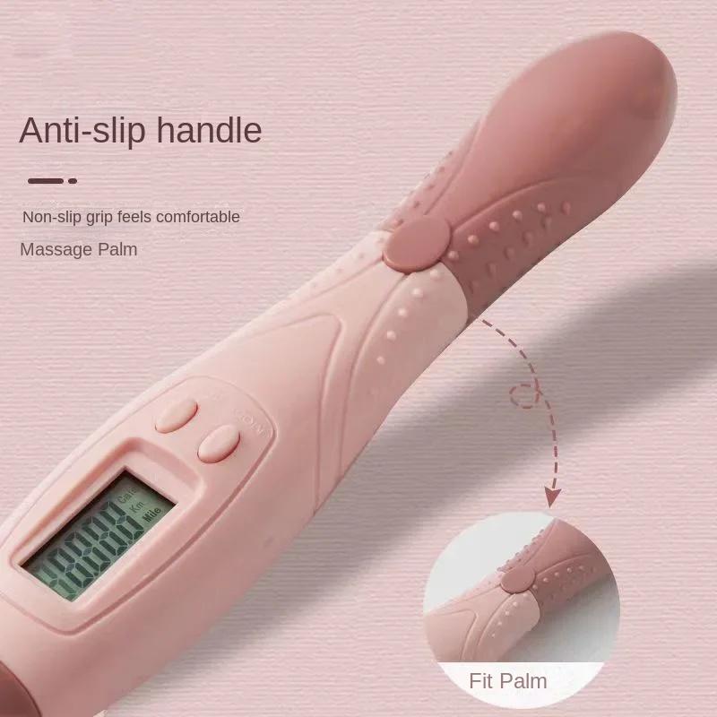 Jump Rope Counter Skipping Rope Fitness Exercise Ropeless with Large Cordless Ball for Women Training Indoor and Outdoor