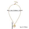 Summer Zircon Shell Pendant Necklace For Women Men Sea Animal Red Lobster Crab Stainless Steel Chain Collarbone Choker Jewelry