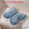 Elegant Butterfly Lumbar Pillow With Plush Cover For Bedroom And Living Room Decor