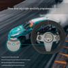 Steering Wheel for PC Racing with PS4/Xbox Series X Compatibility, Includes Three-Pedal Shifter