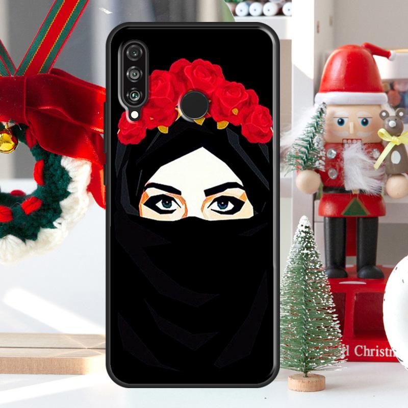 Muslim Islamic Girls Arabic Hijab For Huawei Nova 7i 8i 11i 12i 12s Y73 Y70 Y90 Y60 Y72 Y61 Y91 9 10 SE P30 Pro P40 Lite Case