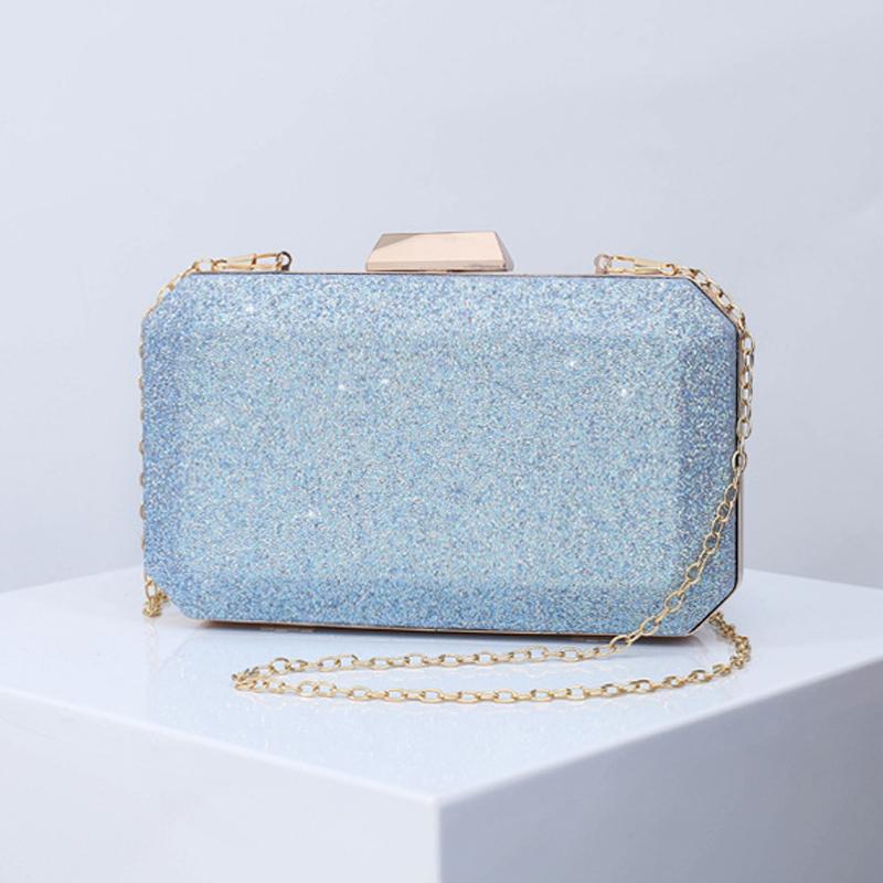 Ladies Luxury Bags Csw003 Women's Light/Blue Bag Bling Wedding Luxury Designer Handbag Clutch Purse For Unique Pu Cross Body Over Shoulder Bag