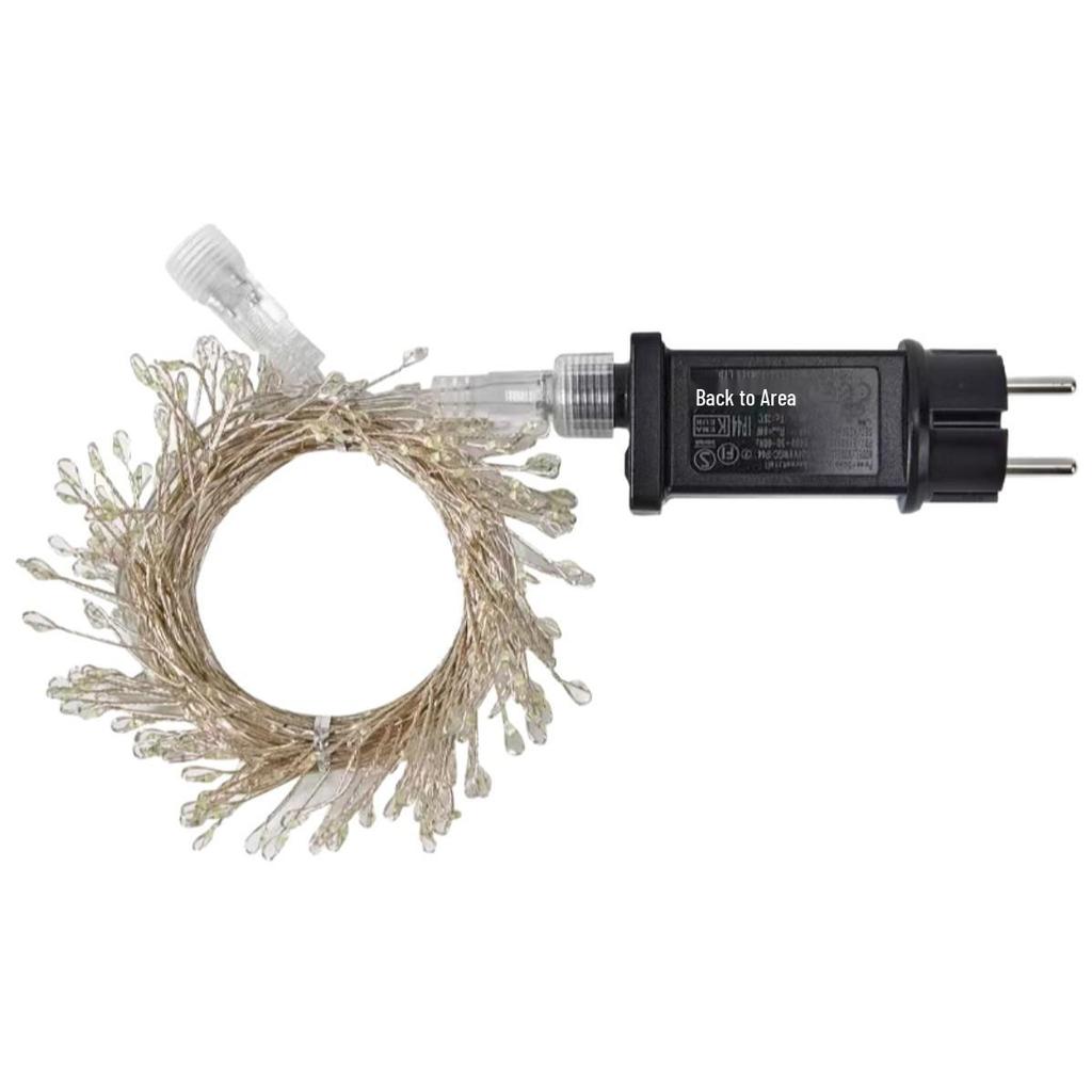 6m 200-LED Firecracker String Lights for Indoor Christmas Tree & Decor