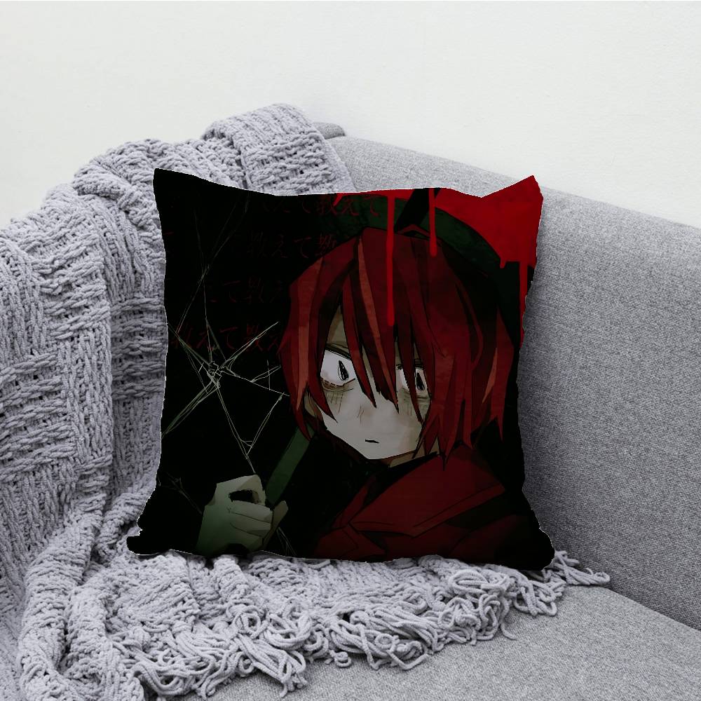 Mr Crawling H-Homicipher Pillow Case For Sofa Decor Car Office Room Printing Cushion Cover Decorations and Protector
