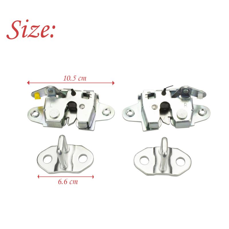 Tailgate Lock Rear Door Lock Latch Striker for Toyota Hilux Vigo 2004 2005 2006 2007 2008 2009 2010 2011 Assecories 65790-0K010