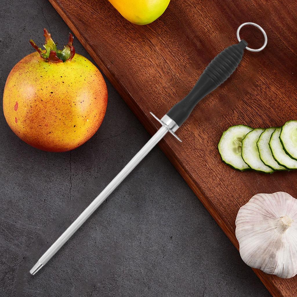High Hardness Ceramic Steel Sharpening Stick Angle Knife Sharpener Rod for Culinary Tools In Domestic Kitchen