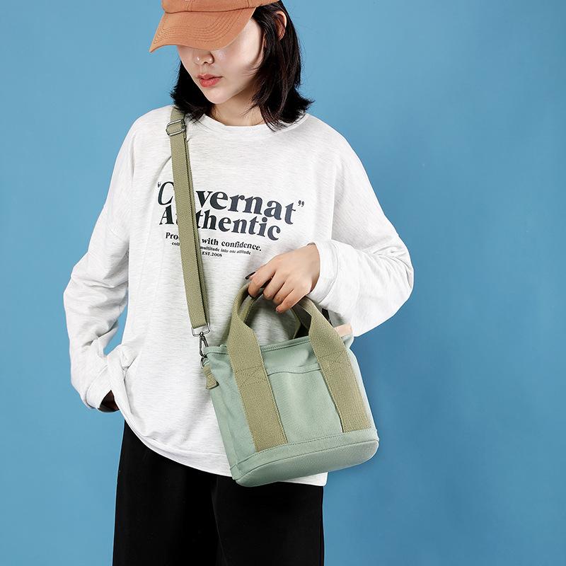 Японская холщовая сумка, ручная сумка с подвеской через плечо, большая ...