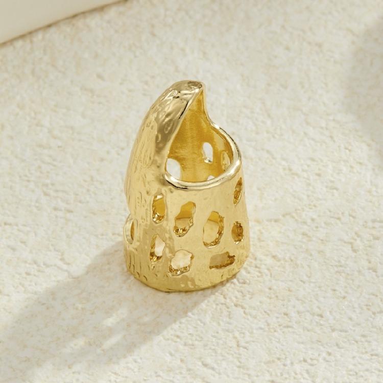 Gothic Nail Rings Exaggerated Personality Manicure Finger Rings Alloy Texture Perfect for Halloween Cosplay and Parties