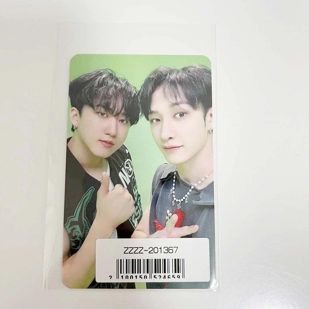 STRAY KIDS Social Path ЯПОНИЯ FC STAY ОГРАНИЧЕННАЯ POB ФОТОКАРТОЧКА ЮНИТА ОФИЦИАЛЬНАЯ CHANGBIN / BANGCHAN
