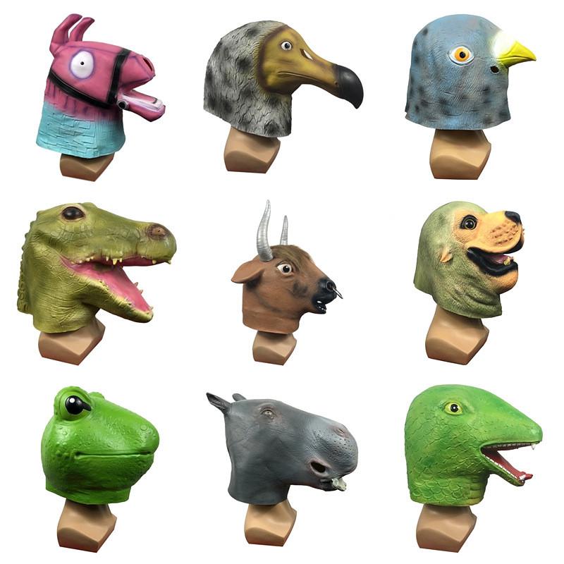 Funny Animals Mask Halloween Cosplay Props Performance Headgear Material Latex
