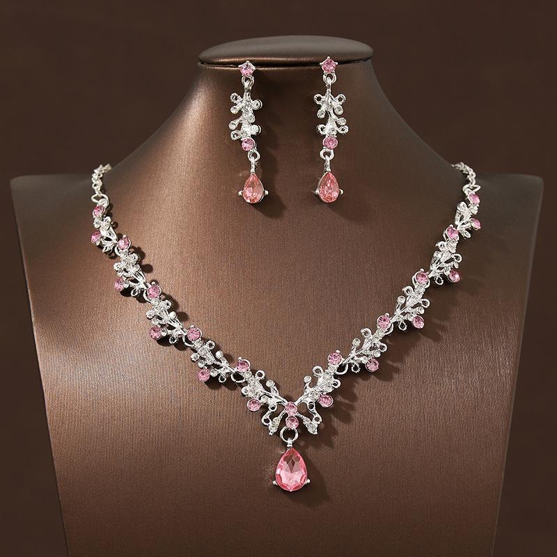 

Комплект ожерелья и серег Аксессуары Аксессуары для свадебного платья Ювелирные изделия для званого ужина