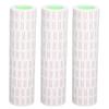 30 Rolls 15000Pcs Labels Price Stickers Single Row Tag Paper for MX5500 Gun Labeller 21x12mm