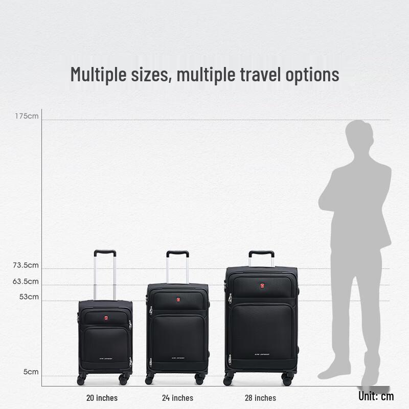 Aiwashi Oxford Cloth Softside Front-Opening Luggage