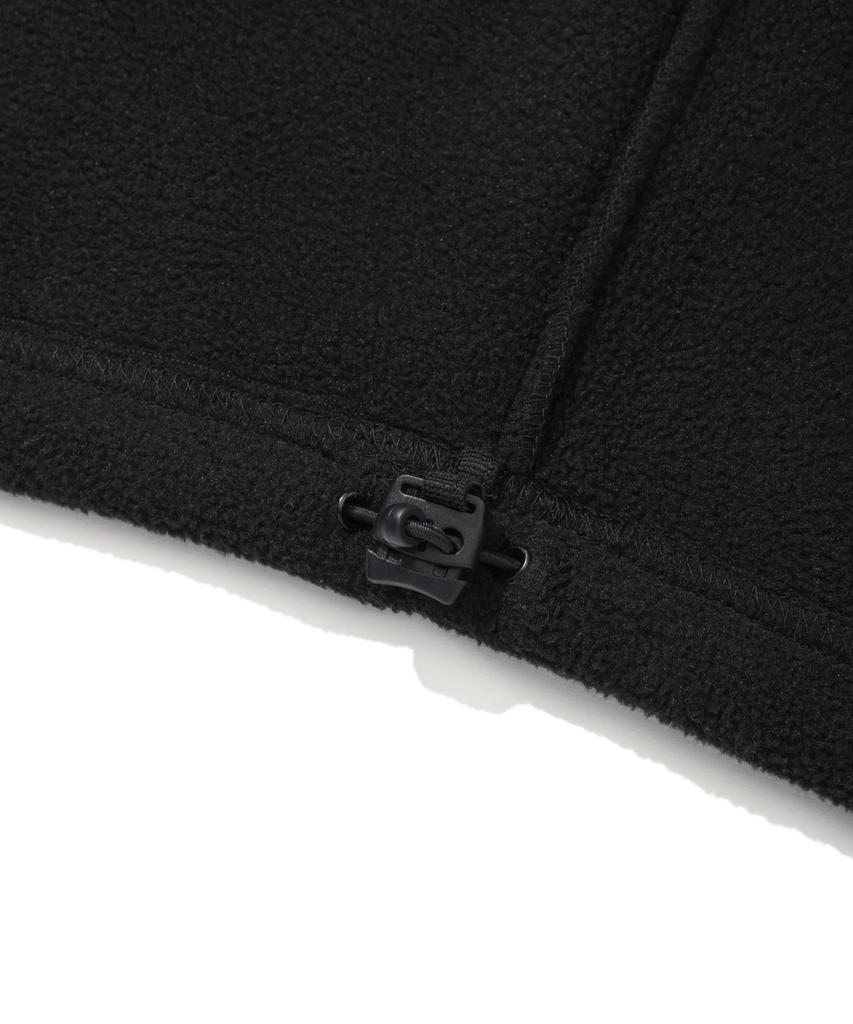 COVERNAT Arch Logo Fleece Half Zip Sweatshirt Black
