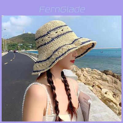 Straw Hat With Wide Brim For Sun Protection And Travel Outdoors