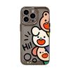 Cartoon Cute Three Animals for iPhone17promax Apple 16 Mobile Phone Case 14/13 Simple 15