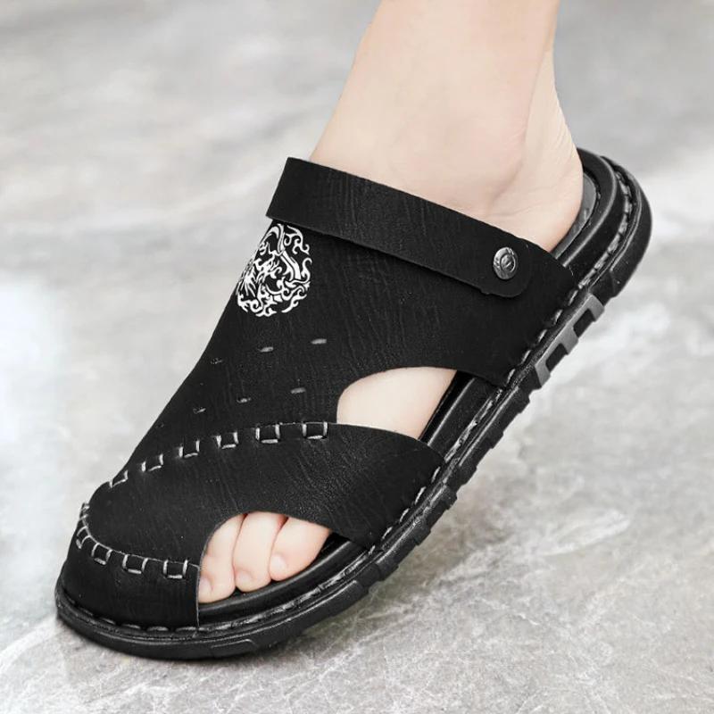 Fashion Platform Male Slipper Rubber Sabot Soft Men's Shoe Flat 2025 Style Original Low Price Summer Sale Y2k Designer Luxury Fun Slides