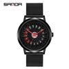 Classic Men's Quartz Watch - Car Wheel Style, Steel Band, Trendy & Casual