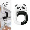 Schreibtischhalterung, Taschenhalter, Haken, süßes Panda-Design, faltbar, starke Tragfähigkeit unter dem Schreibtisch
