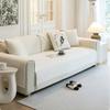 French Cream Style Chenille Sofa Cushions Four Season Universal Solid Color Anti Slip Sofa Cover  For Living Room Decoration
