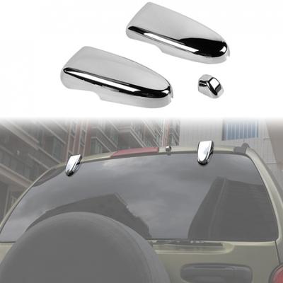 Chrome Rear Window Hinge Liftgate Glass Hinge Cover Trim For Jeep Liberty 99-06