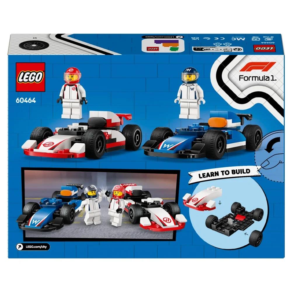 Lego. City 60464 Williams Racing and Haas F1® Cars