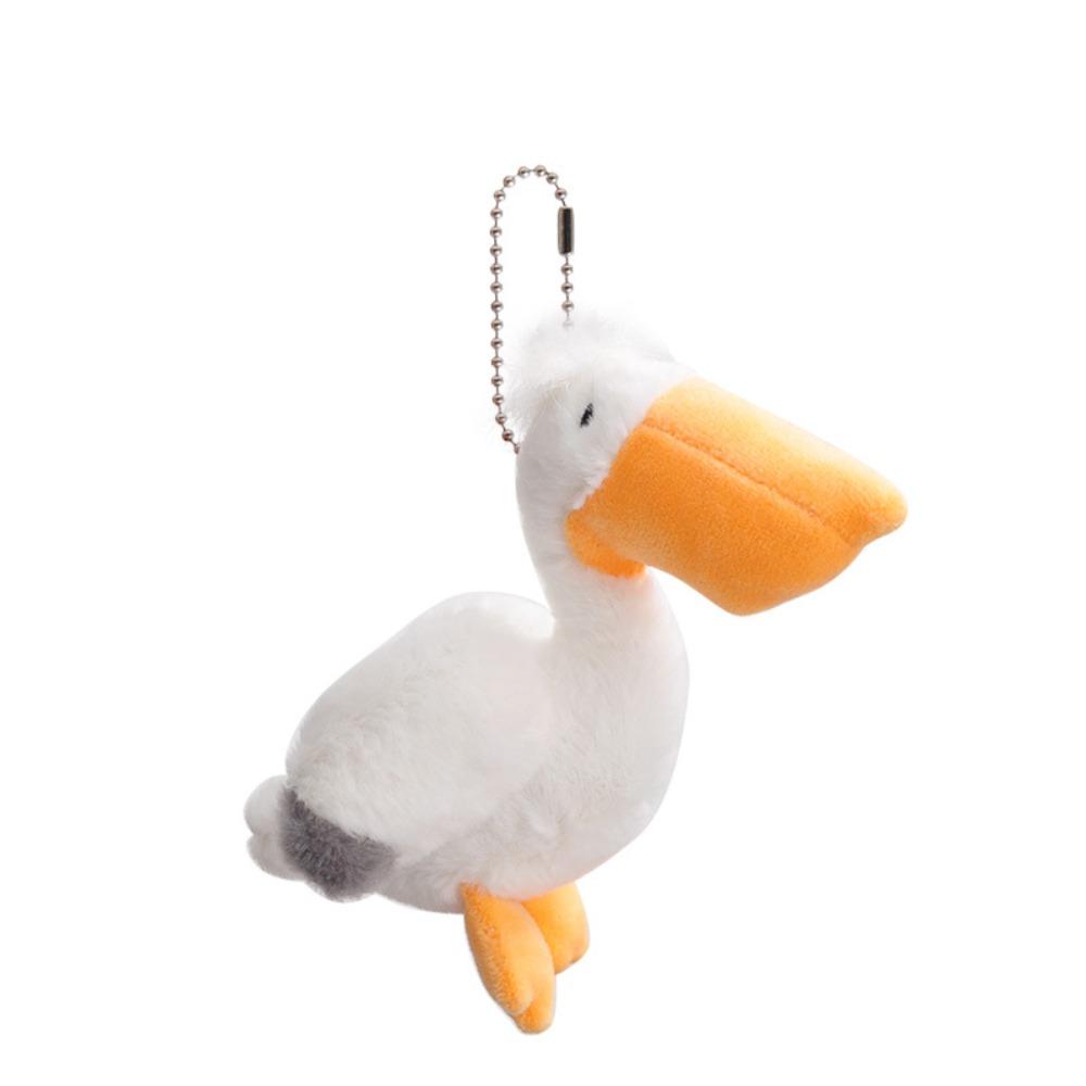 Simulation Pelican Plush Keyring Stuffed Animal Swan Stuffed Doll  Christmas Gift