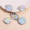 Care Stylish Cartoon Metal Brooch Unique Letter Decorated Pin For Fashionable Men Women And