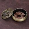 Brass Incense Burner for Sandalwood, Agarwood, and Coils - Perfect for Home, Tea Ceremony, and Indoor Use