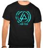 Linkin Park Rockmusik Logo Schwarzes Kinder T-Shirt 1223 KidsHandmade