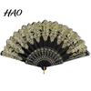 Dancing Fan Folding with Hanging Ring Smooth Opening Comfortable Grip Dance Clear Pattern Chinese Style Fabric School Supply