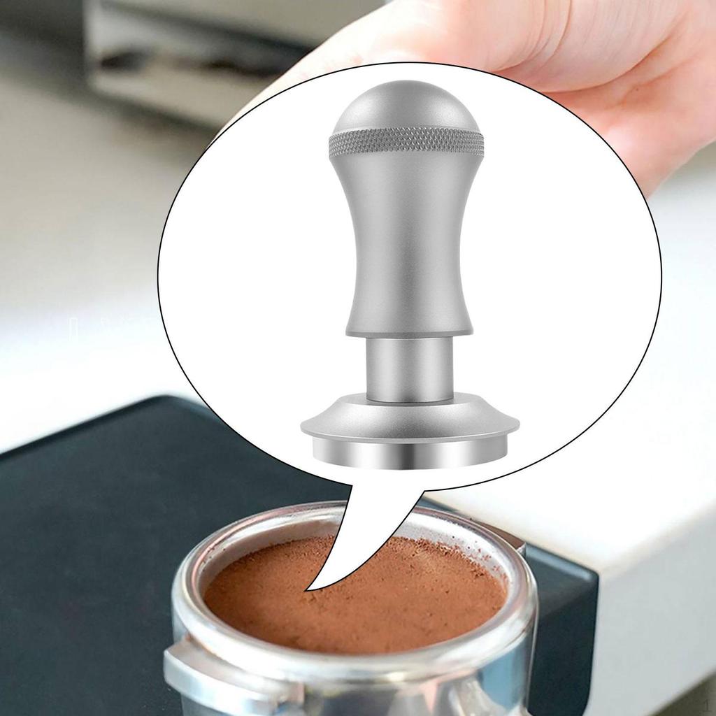 Coffee Tamper, Espresso Pressure Tamper Tool, Stainless Steel Flat Base, Distributor Grind