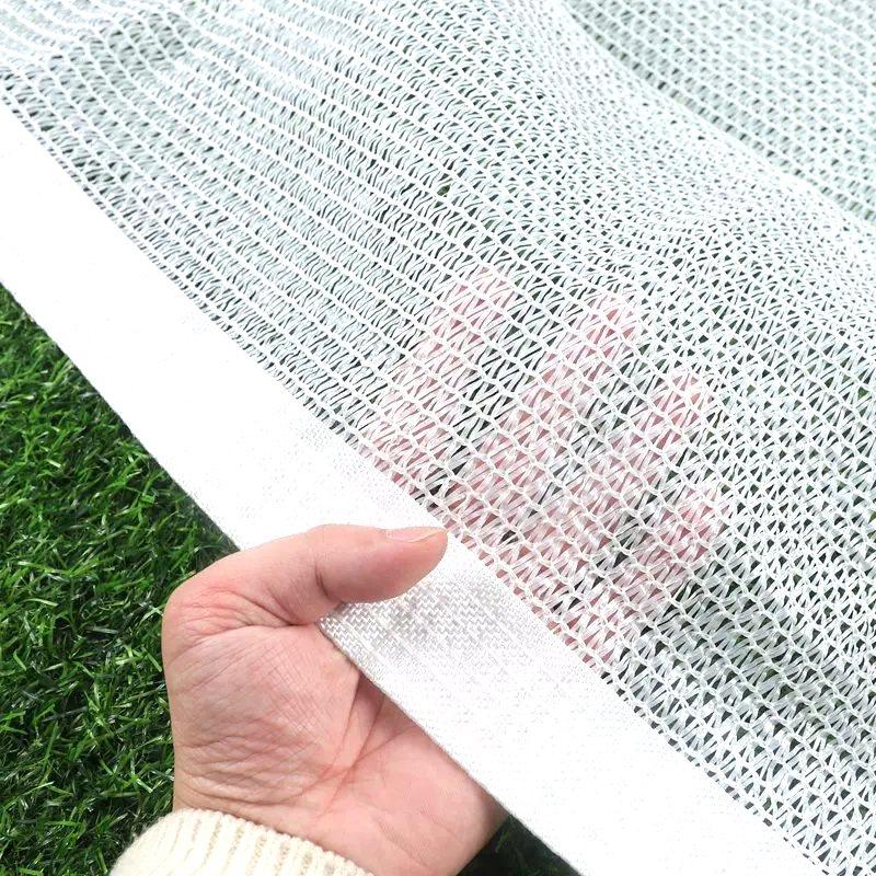 4Pin White Sunshade Net 55% Shading Rate Home Garden Succulent Plant UV Protection Balcony Terrace Shade Sail Car Sun Cover Shed
