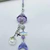 Lovely Mermaids Phone Charm Pendant Sturdy Alloy Phone Strap for Easy To Use Fashionable Bag Accessory Decoration