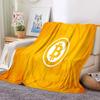 Bitcoin Soft Throw Blanket Game Blanket Bed Throw Blanket Warm Cartoon Printed Bedspread Bed Couch Sofa Birthday Gifts for Boys