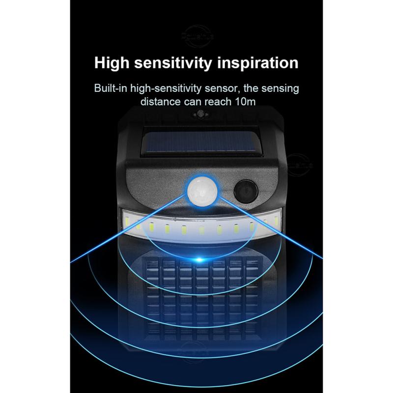 Mosquito Killer Solar Lamp Ip65 Waterproof Energy Saving Intelligent Sensor Outdoor Garden Wall Lamp